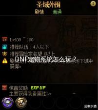 DNF宠物系统怎么玩?DNF宠物系统2.0解析攻略